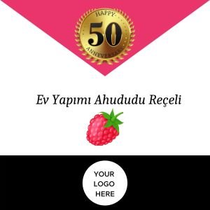 Logolu Ev Yapımı Ahududu Reçeli - Adet