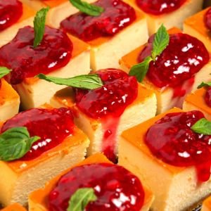 Mini Frambuazlı Cheesecake - Adet