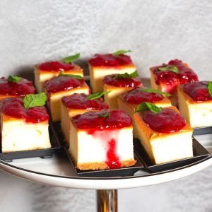 Mini Frambuazlı Cheesecake - Adet