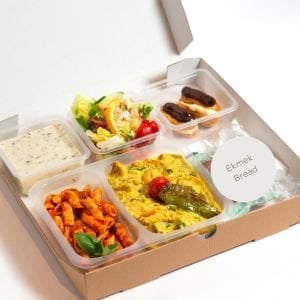 Sıcak Yemek Kutusu - Sicilian Penne ile Curry Soslu Tavuk Sote Menü