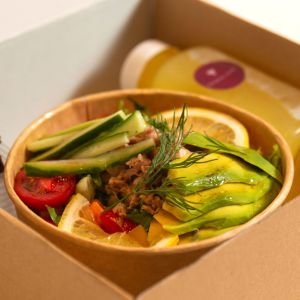 Ton Balık ve Avokadolu Salata Menü Kutusu - Küçük Boy Menü