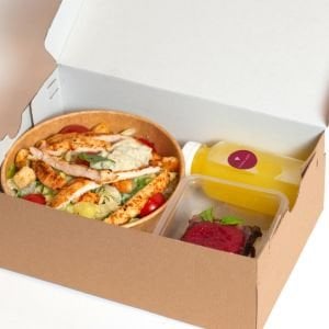 Sezar Soslu Tavuklu Salata Menü Kutusu - Büyük Boy Menü
