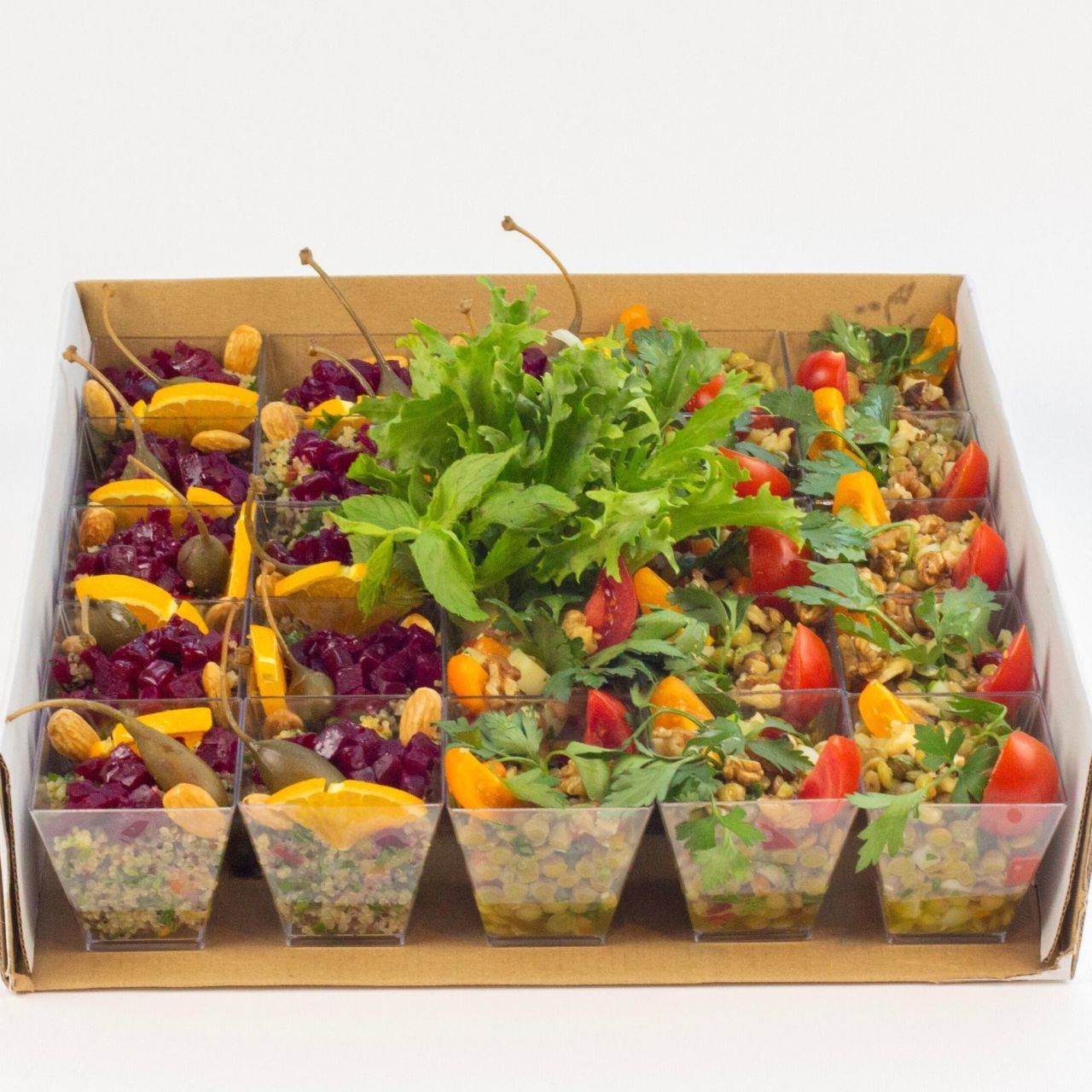 Pancarlı Kinoa Salatası ve Bakliyat Salatası - 24 adet
