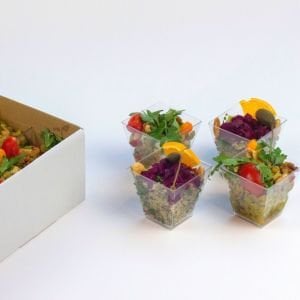 Pancarlı Kinoa Salatası ve Bakliyat Salatası - 24 adet